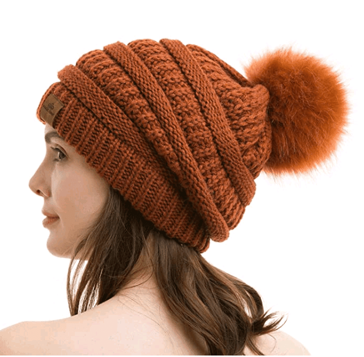 Winter Knit Hat Slouchy Beanie – The Vintage Bohemian display picture 3