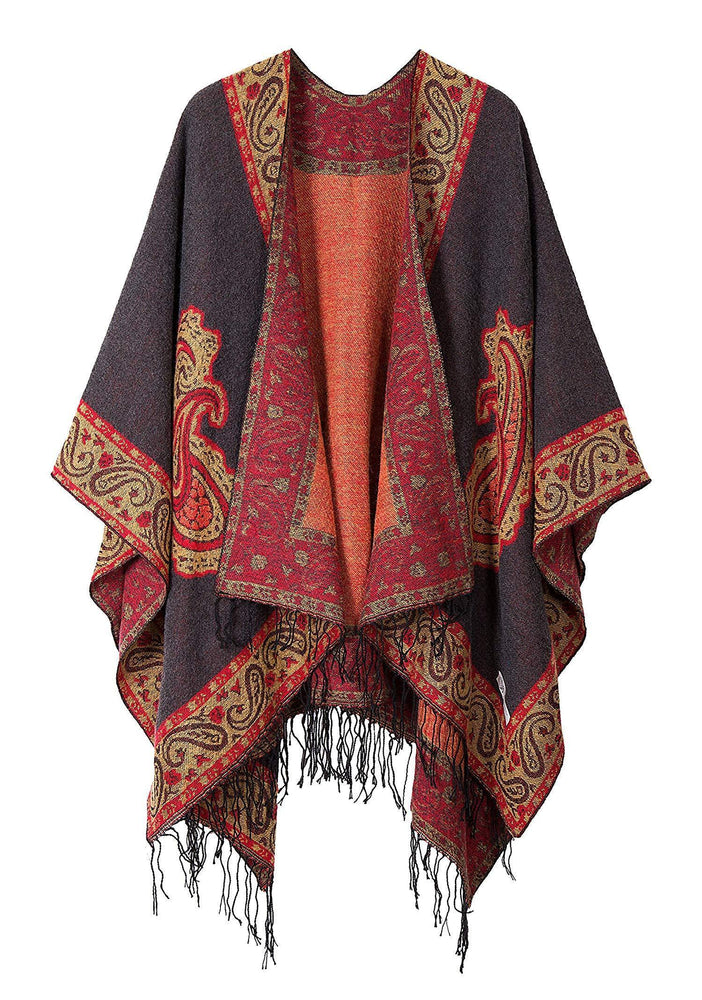 Boho Kimono Poncho Cape Vintage Inspired - The Vintage Bohemian