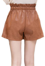 Vegan Leather Shorts - The Vintage Bohemian