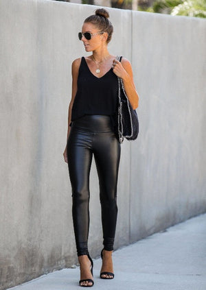 Vegan Leather Leggings – The Vintage Bohemian