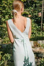 Juliet Dress | Mint Silk Dress - The Vintage Bohemian