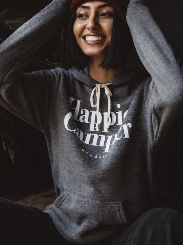 Wondery | Happier Camper Hoodie - The Vintage Bohemian