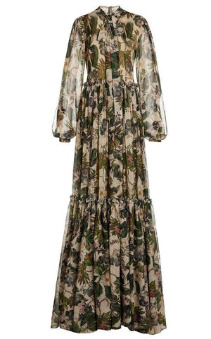 Taia Floral Vintage Dress - The Vintage Bohemian