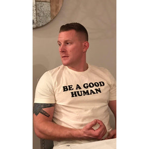 
            
                Load image into Gallery viewer, Be a Good Human Tee - The Vintage Bohemian
            
        