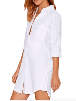 white shirt dresses for women White Shirt Dress Classic Style – The Vintage Bohemian