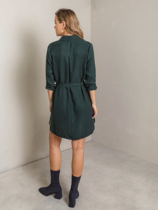 
            
                Load image into Gallery viewer, Vertiere Kasey Shirt Dress
            
        