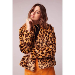 Band of Gypsies Walk On The Wild Side Faux Fur Jacket - The Vintage Bohemian