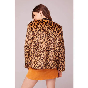 
            
                Load image into Gallery viewer, Band of Gypsies Walk On The Wild Side Faux Fur Jacket - The Vintage Bohemian
            
        