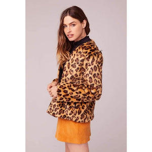 
            
                Load image into Gallery viewer, Band of Gypsies Walk On The Wild Side Faux Fur Jacket - The Vintage Bohemian
            
        