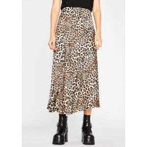 Band of Gypsies Leopard Print Slip Skirt - The Vintage Bohemian