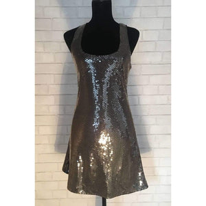 Vintage Sequin Racerback Mini Dress - The Vintage Bohemian