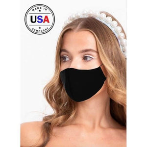 
            
                Load image into Gallery viewer, American Mask Project Black Face Mask - The Vintage Bohemian
            
        