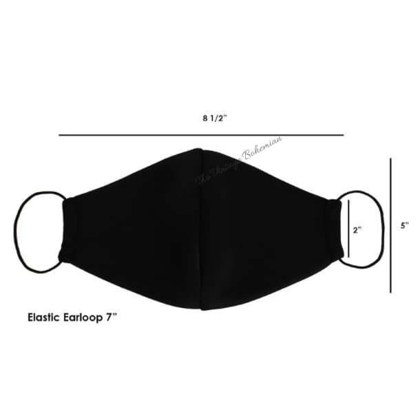 American Mask Project Black Face Mask - The Vintage Bohemian