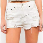 Distressed Denim Shorts - The Vintage Bohemian