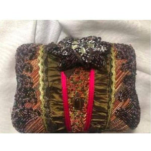
            
                Load image into Gallery viewer, Vintage Beaded Clutch - The Vintage Bohemian
            
        