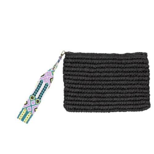 Fallon & Royce Dylan Straw Clutch - The Vintage Bohemian