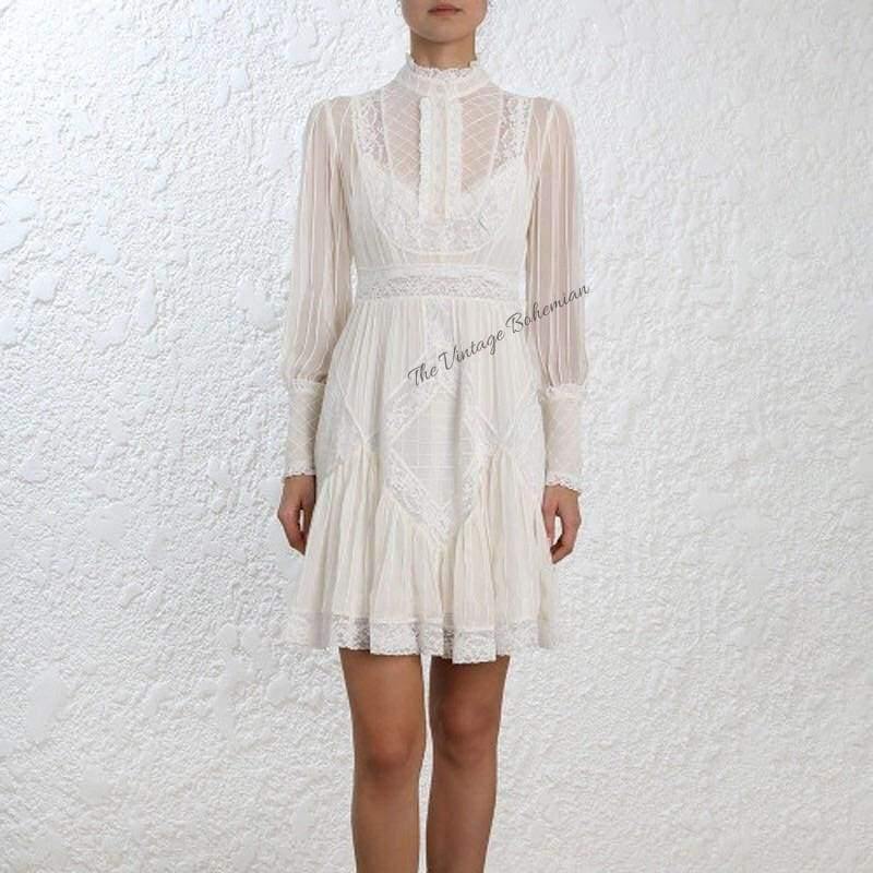 Iona Unbridled White Dress - The Vintage Bohemian