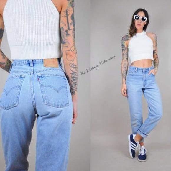 Levi's High Waist The Mom Of Mom Jeans - The Vintage Bohemian