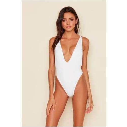 Lux Backless Vintage Style Swimsuit - The Vintage Bohemian