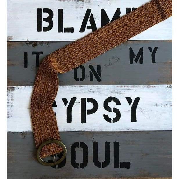 Vintage Macrame Belt - The Vintage Bohemian