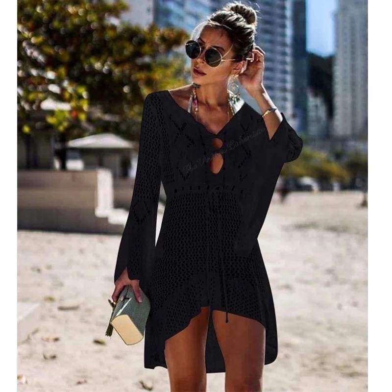 Mykonos Crochet Cover up Dress Mykonos Crochet Cover up Dress