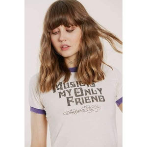 Stoned Immaculate Music Is My Only Friend Tee - The Vintage Bohemian